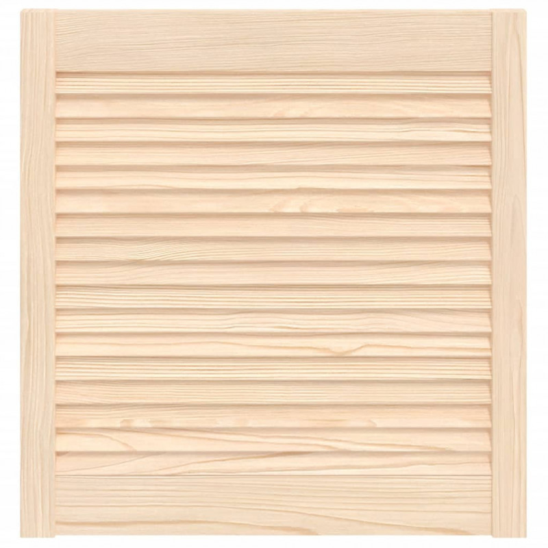 Drzwi żaluzjowe do szafki, 61,5x59,4 cm, lite drewno sosnowe