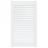 Drzwi żaluzjowe do szafki, białe, 69x39,4 cm, sosnowe