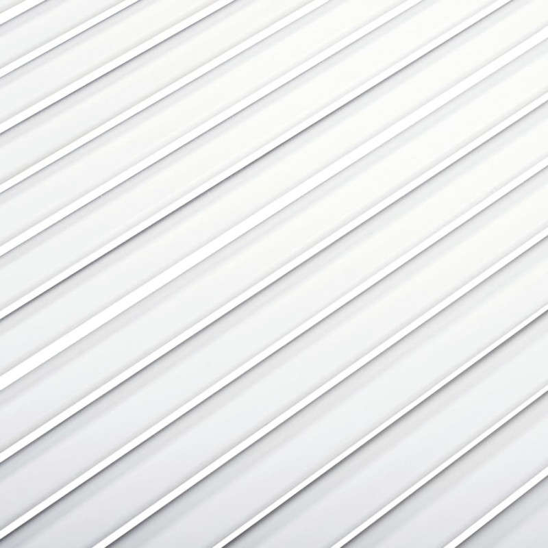 Drzwi żaluzjowe do szafki, 2 szt., białe, 99,3x59,4 cm, sosnowe