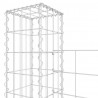 Ogrodzenie gabionowe z 8 słupkami, żelazo, 860x20x200 cm