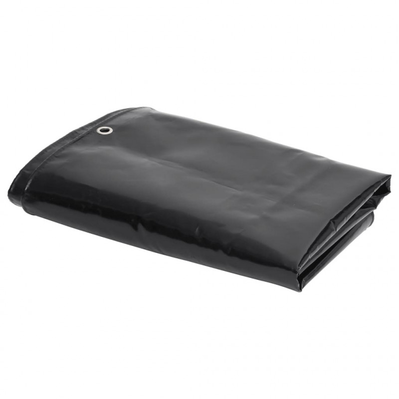 Plandeka 650 g/m², 1,5x6 m, czarna