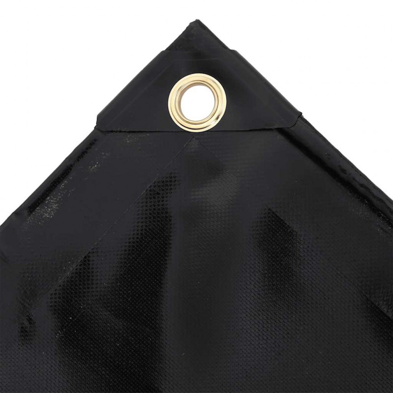 Plandeka 650 g/m², 3,5 x 2,5 m, czarna
