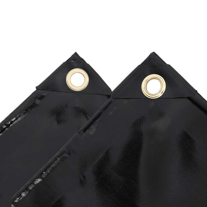 Plandeka 650 g/m², 3,5 x 2,5 m, czarna