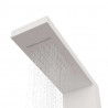 Panel prysznicowy, aluminiowy, biały