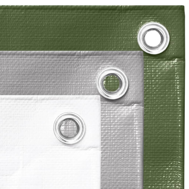 Plandeka, 260 g/m², 2x3 m, szara, HDPE
