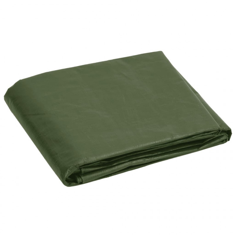 Plandeka, 180 g/m², 4x4 m, zielona, HDPE