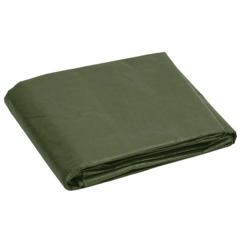 Plandeka, 180 g/m², 6x6 m, zielona, HDPE