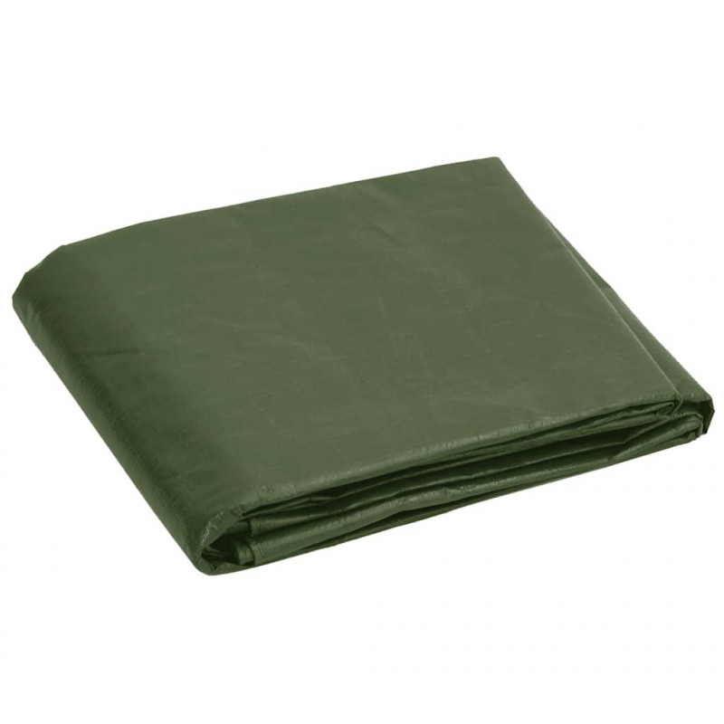 Plandeka, 180 g/m², 8x8 m, zielona, HDPE