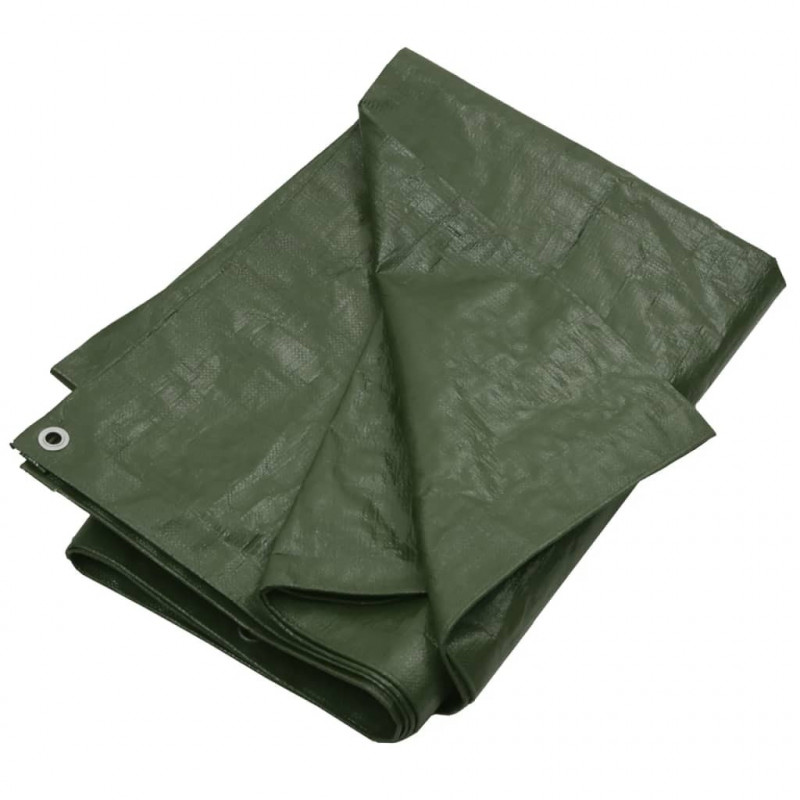 Plandeka, 180 g/m², 8x12 m, zielona, HDPE