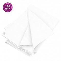 Plandeka, 180 g/m², 2x3 m, biała, HDPE