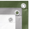 Plandeka, 260 g/m², 2x3 m, biała, HDPE