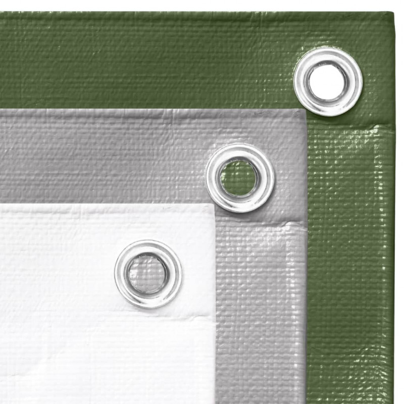 Plandeka, 260 g/m², 4x8 m, biała, HDPE