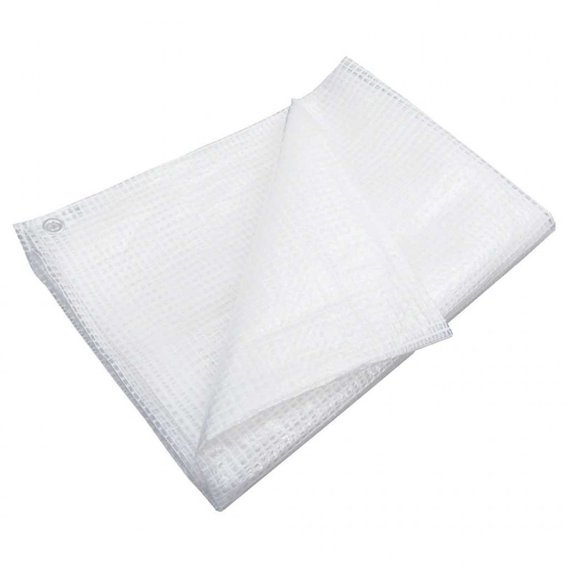 Plandeka Leno, 140 g/m², 4x4 m, biała