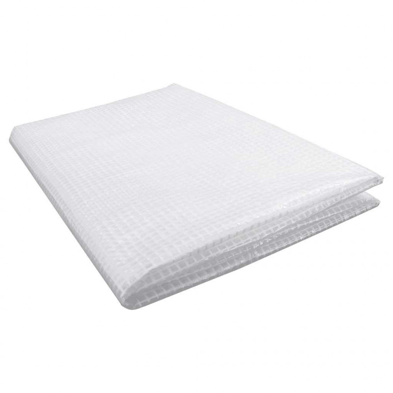 Plandeka Leno, 140 g/m², 4x4 m, biała