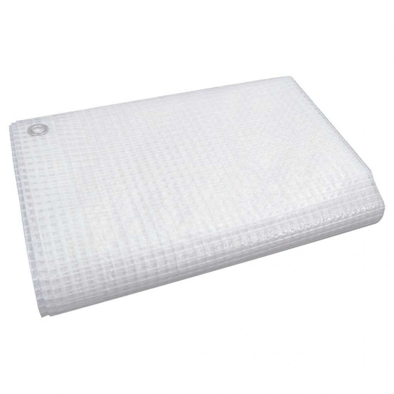 Plandeka Leno, 140 g/m², 4x4 m, biała