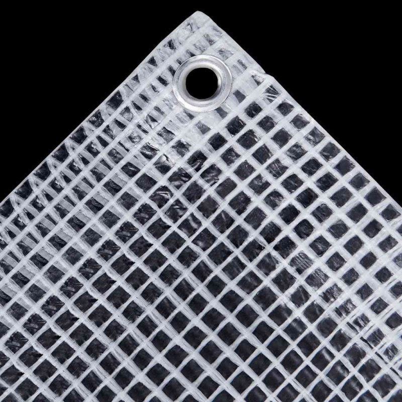 Plandeka Leno, 140 g/m², 4x4 m, biała
