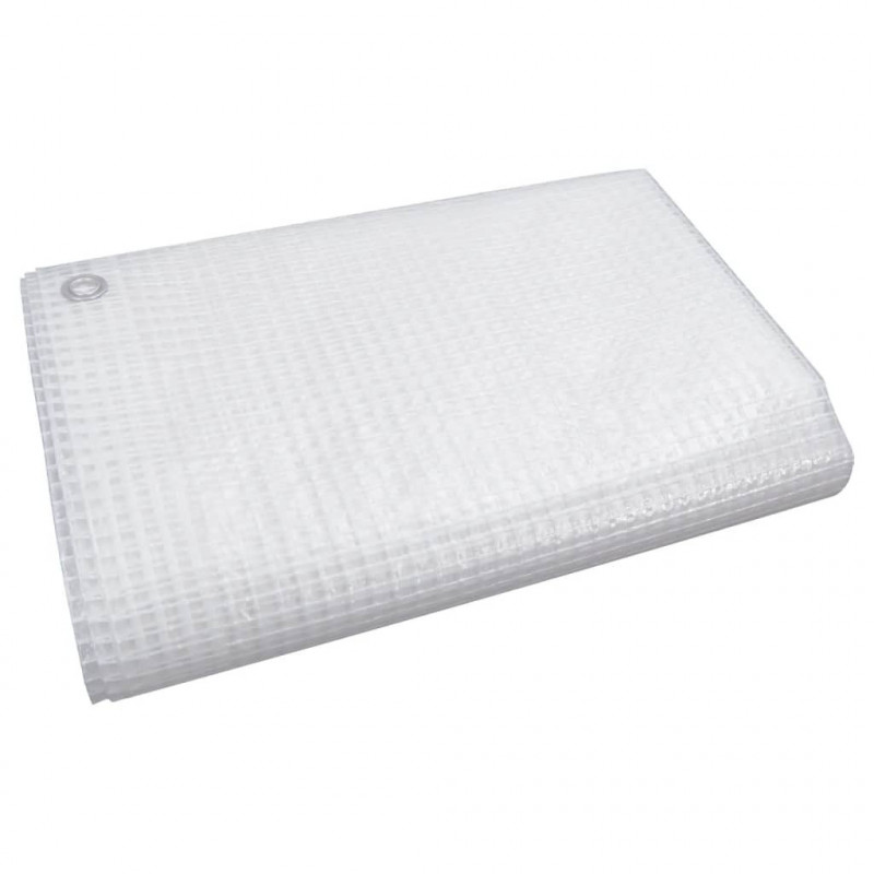Plandeka Leno, 140 g/m², 4x6 m, biała
