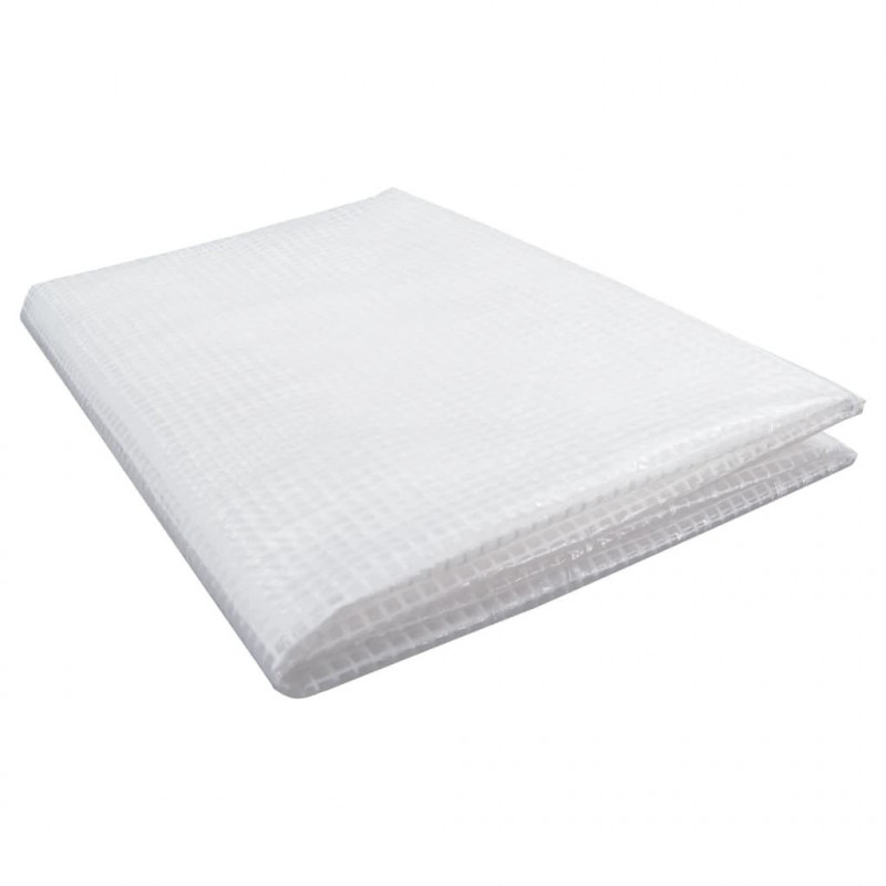 Plandeka Leno, 140 g/m², 6x6 m, biała