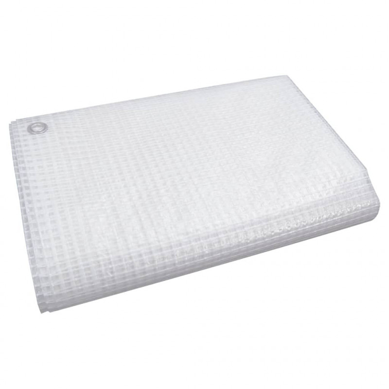 Plandeka Leno, 140 g/m², 6x10 m, biała