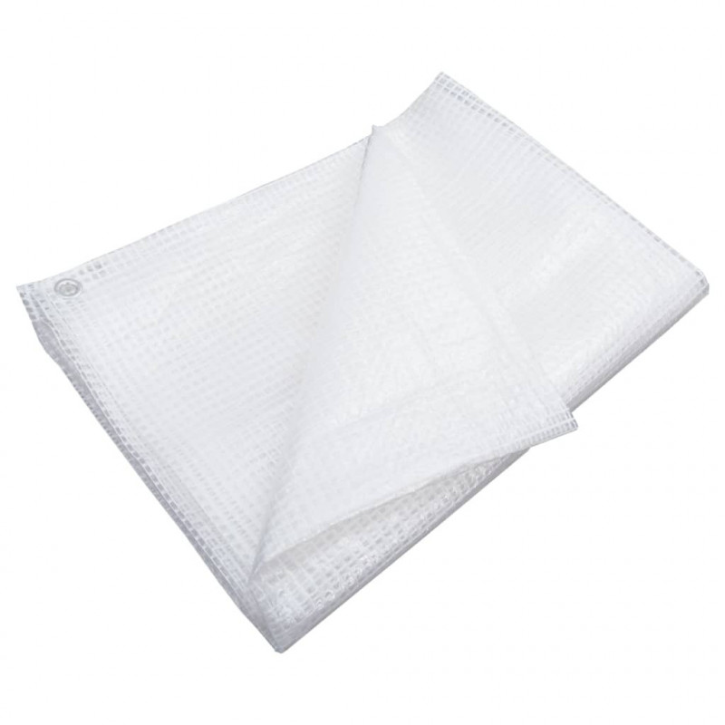 Plandeka Leno, 140 g/m², 8x8 m, biała
