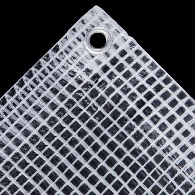 Plandeka Leno, 140 g/m², 8x10 m, biała
