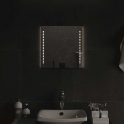 Lustro łazienkowe z LED, 40x40 cm