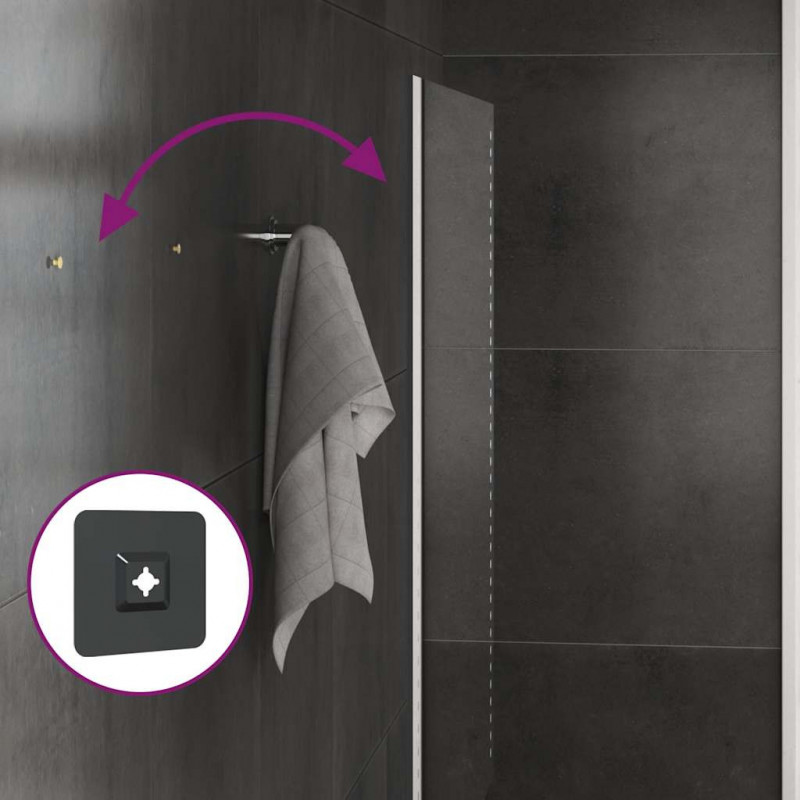 Lustro łazienkowe z LED, 60x60 cm