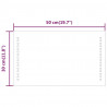 Lustro łazienkowe z LED, 50x30 cm