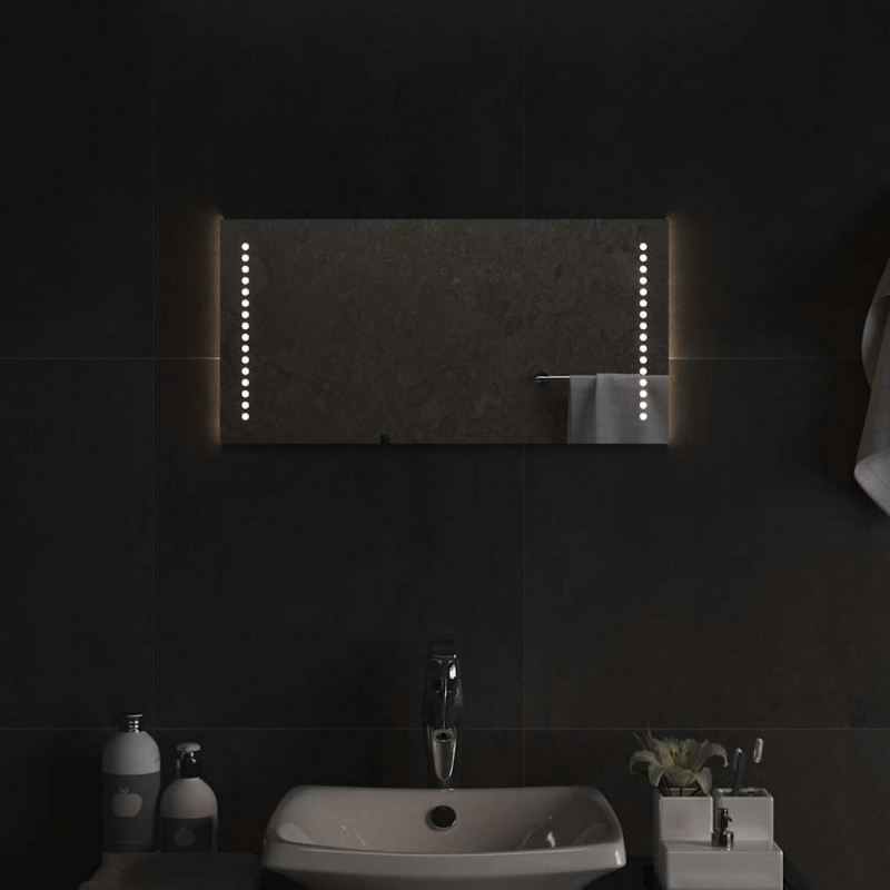 Lustro łazienkowe z LED, 60x30 cm