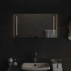 Lustro łazienkowe z LED, 70x40 cm