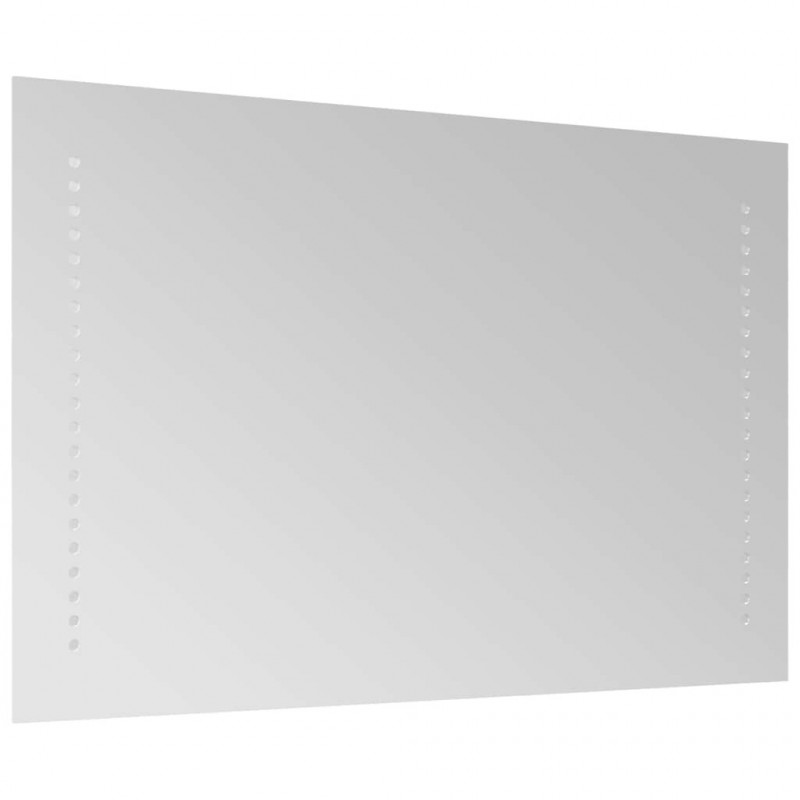 Lustro łazienkowe z LED, 70x40 cm