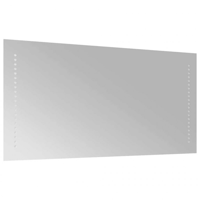 Lustro łazienkowe z LED, 80x40 cm