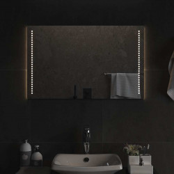 Lustro łazienkowe z LED, 80x50 cm