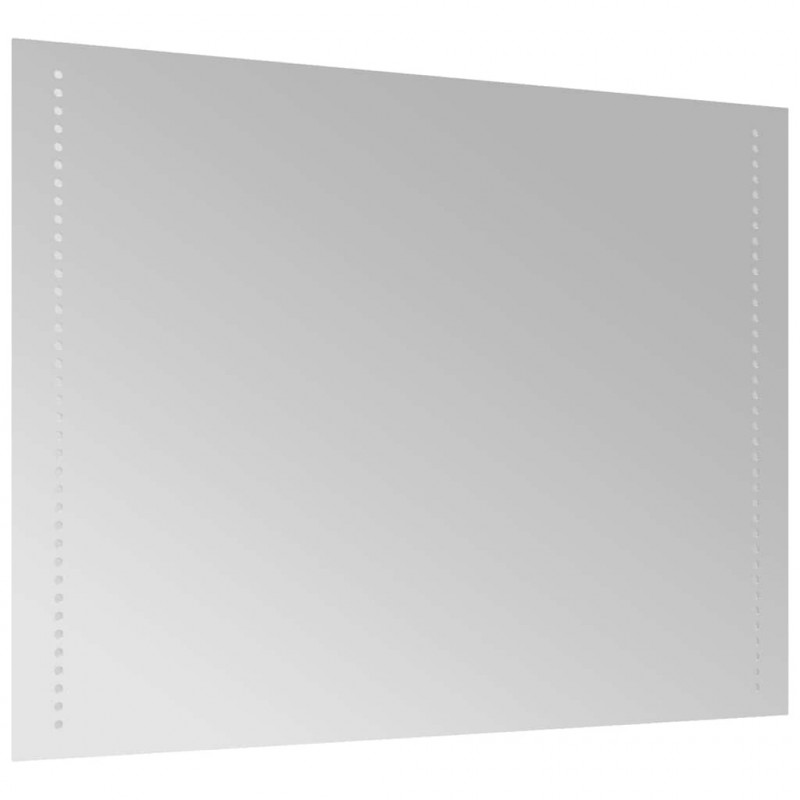 Lustro łazienkowe z LED, 80x60 cm