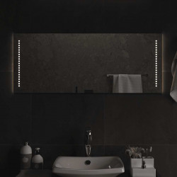 Lustro łazienkowe z LED, 100x40 cm