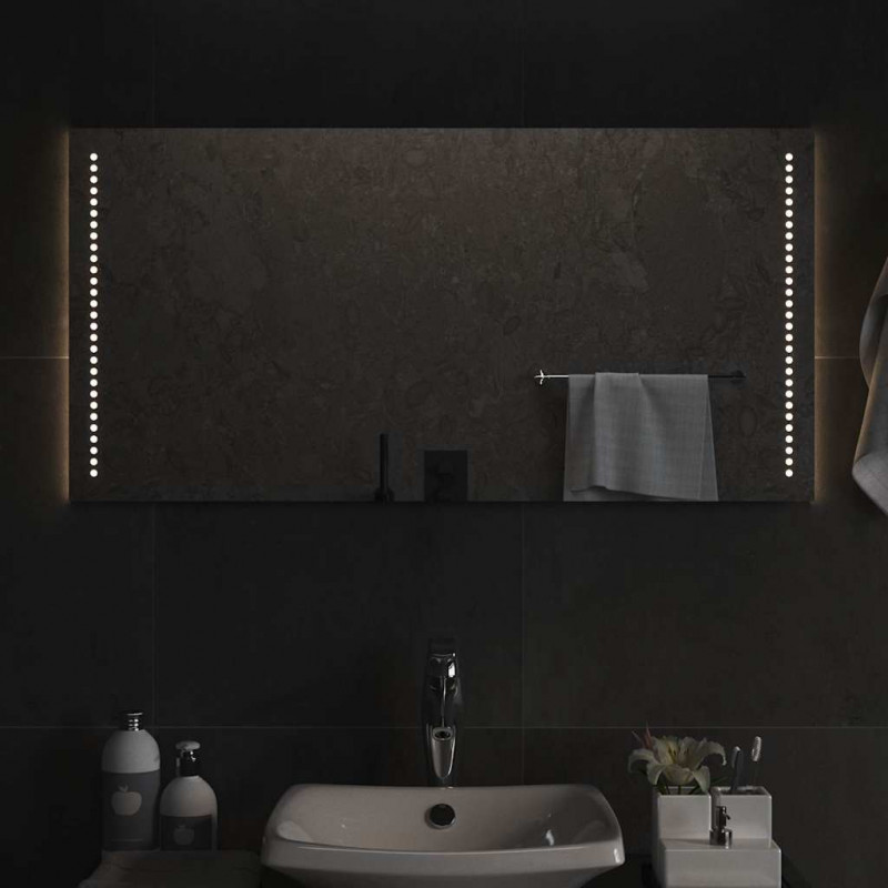Lustro łazienkowe z LED, 100x50cm