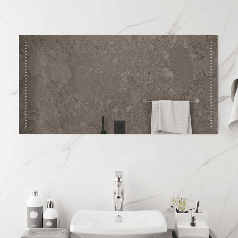 Lustro łazienkowe z LED, 100x50cm