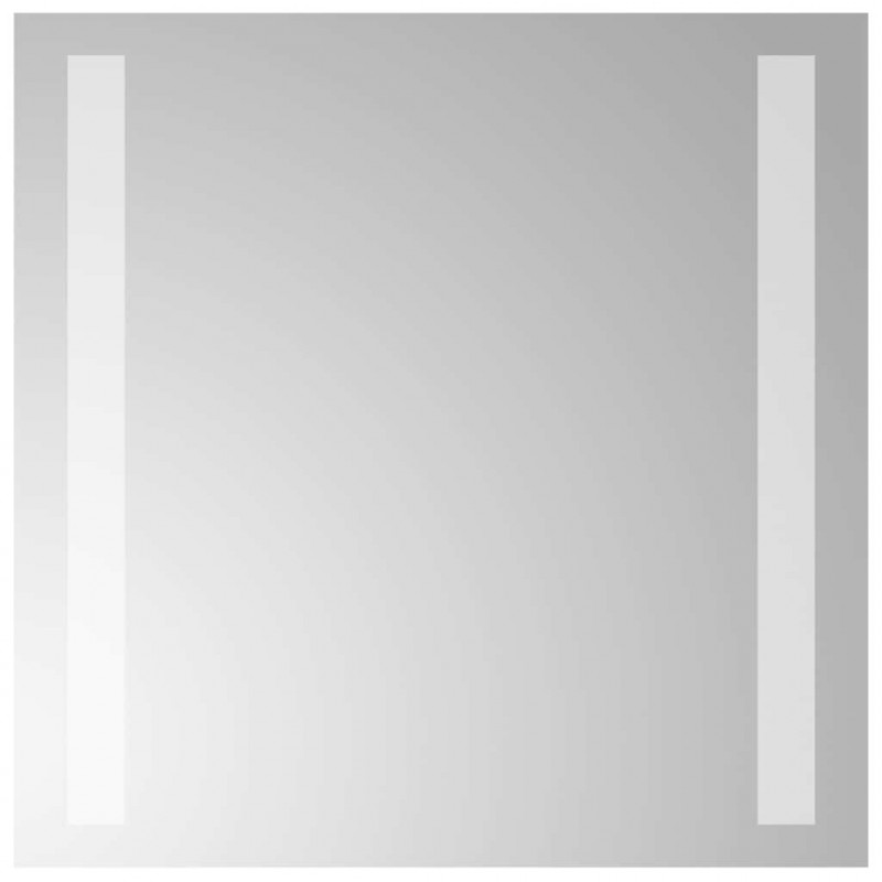 Lustro łazienkowe z LED, 30x30 cm