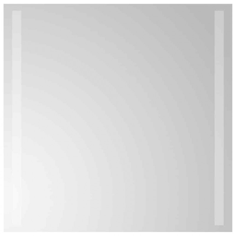 Lustro łazienkowe z LED, 50x50 cm