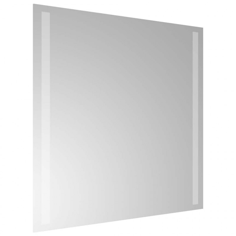 Lustro łazienkowe z LED, 50x50 cm