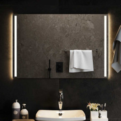 Lustro łazienkowe z LED, 90x60 cm