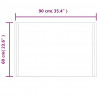 Lustro łazienkowe z LED, 90x60 cm