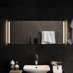 Lustro łazienkowe z LED, 100x40 cm