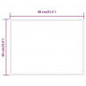 Lustro łazienkowe z LED, 80x60 cm