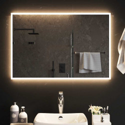 Lustro łazienkowe z LED, 90x60 cm