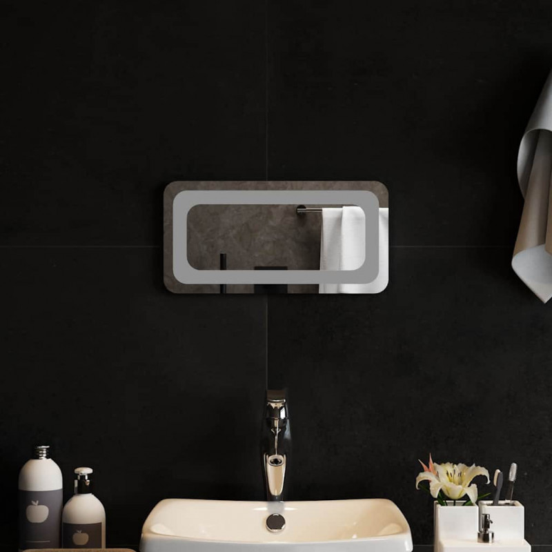 Lustro łazienkowe z LED, 40x20 cm
