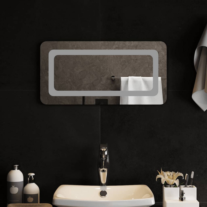 Lustro łazienkowe z LED, 60x30 cm