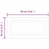 Lustro łazienkowe z LED, 60x30 cm
