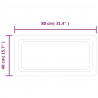 Lustro łazienkowe z LED, 80x40 cm