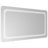 Lustro łazienkowe z LED, 90x50 cm